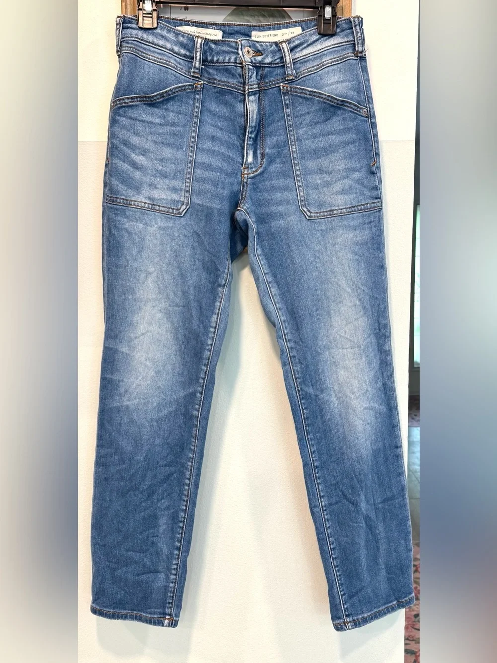 Pilcro And The Letterpress by Anthropologie slim boyfriend jeans. - Picture 1 of 3